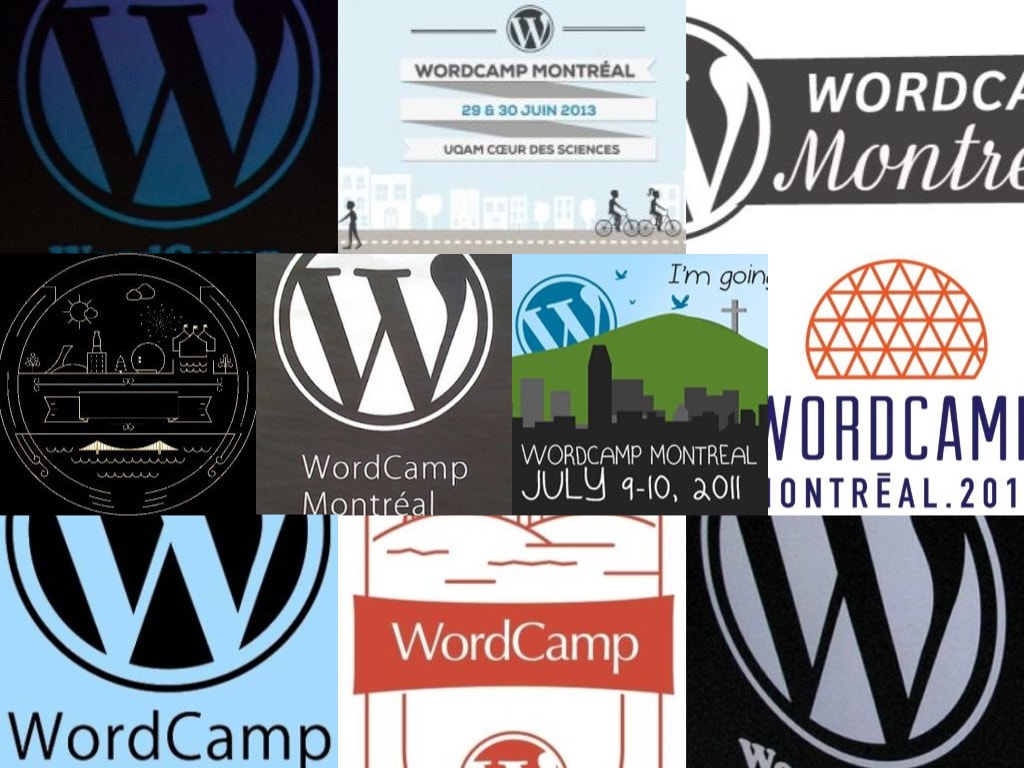 Previous years' WCMTL logos